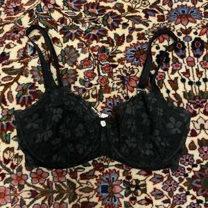Unlined Lace Demi Bra